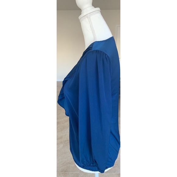 Ann Taylor Loft Royal Blue Blouse - Picture 2 of 5